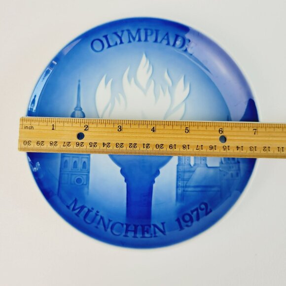 Bing & Grondahl Olympic München 1972 Commemorative Plate First Issue Denmark - Picture 10 of 10